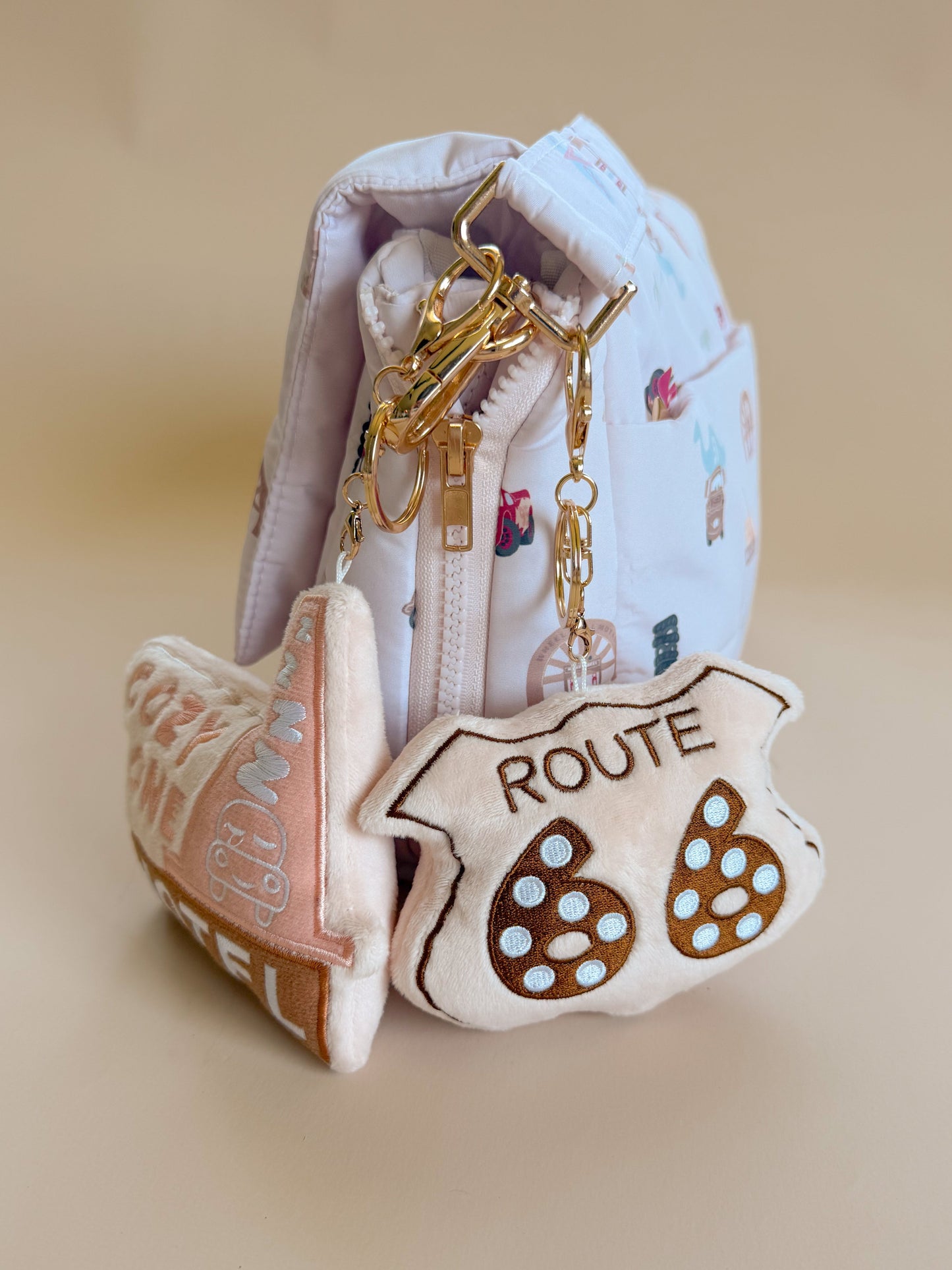 Route 66 Bag Charms