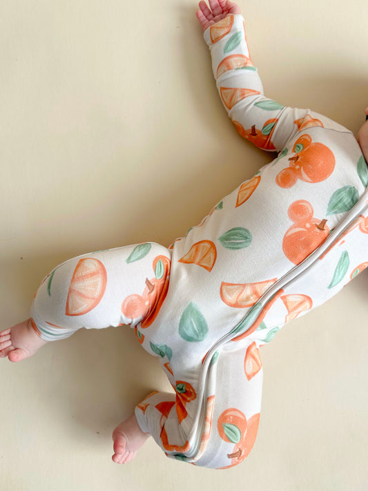 Clementine Zipper Romper