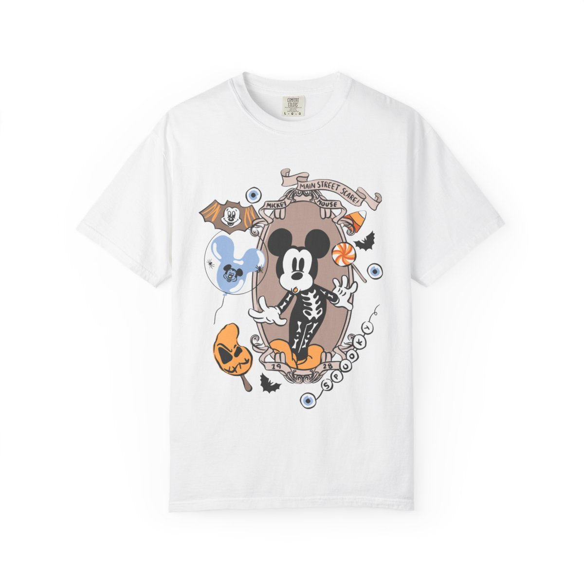 Main Street Skeleton Tee