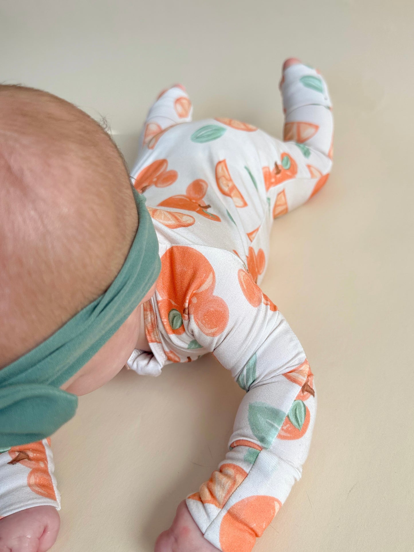 Clementine Zipper Romper