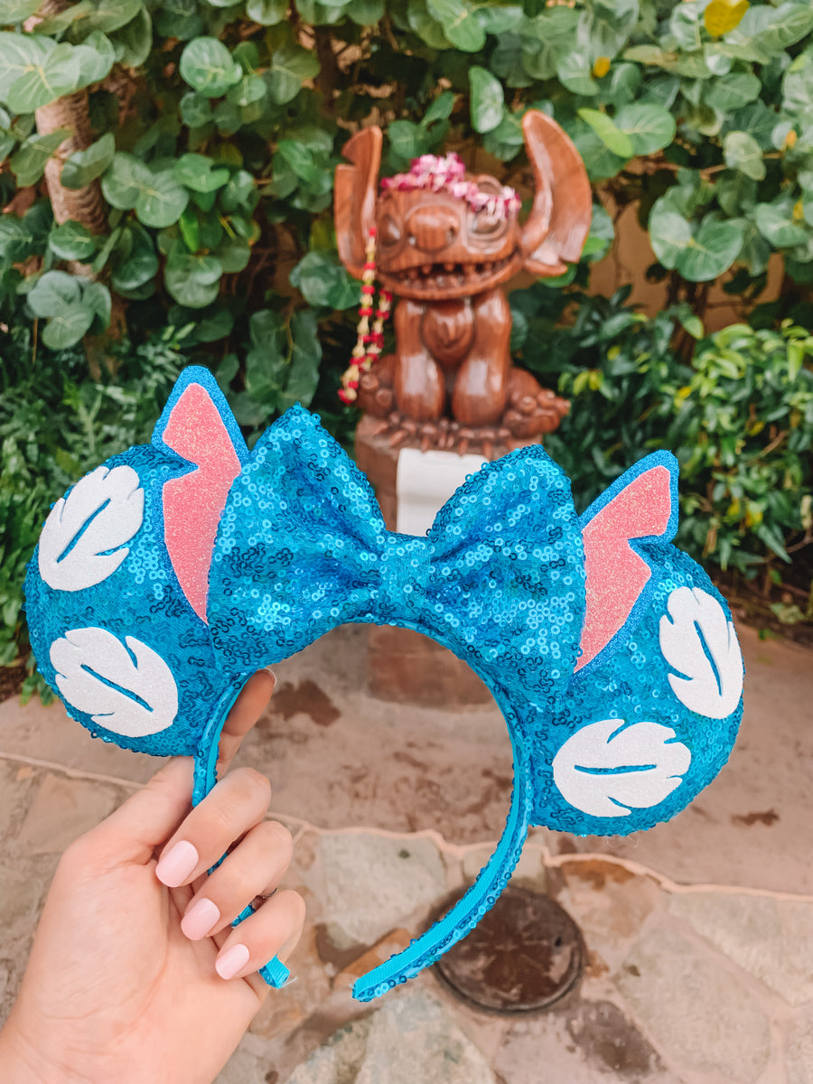 OHANA Ears Serre-tête inspiré Stitch Lilo and Stitch Ears 