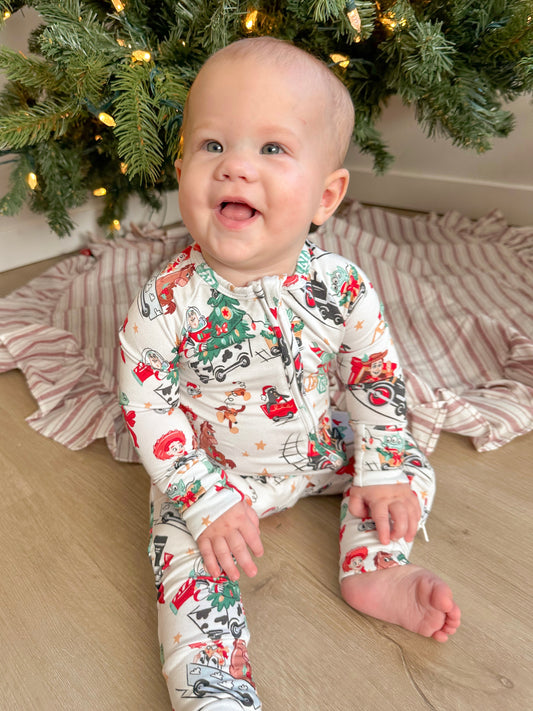 Holiday Toys Zipper Romper