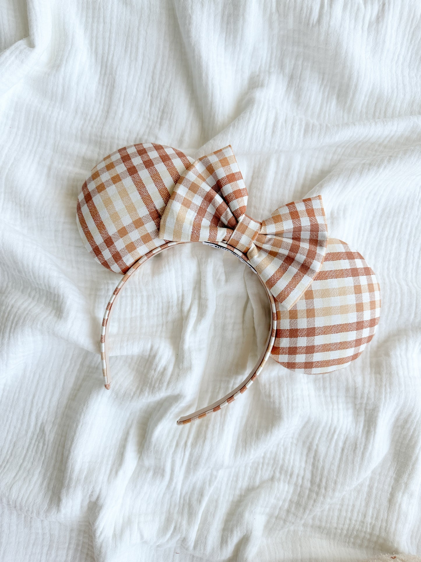 Harvest Gingham Mouse Ears!