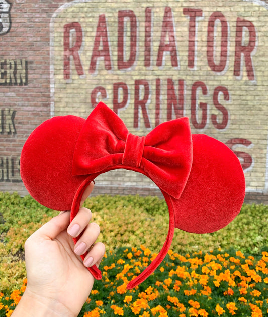 Red Velvet Mouse Ears!