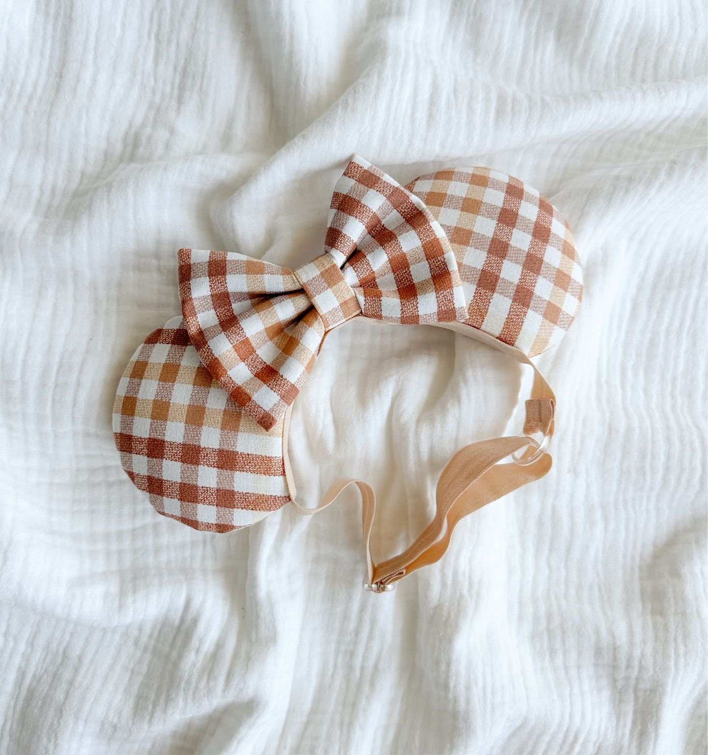 Baby/Child Harvest Gingham Mouse Ears!