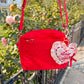 Red Quilted Crossbody Bag
