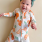 Clementine Zipper Romper