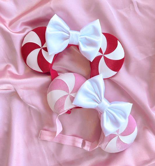 Baby/Child Peppermint Velvet Mouse Ears!