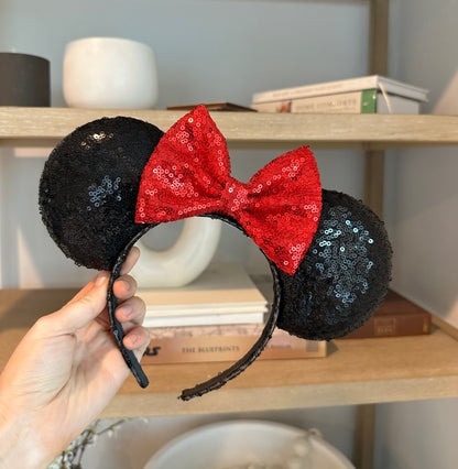 Classic Minnie Sequin Mouse Ears!