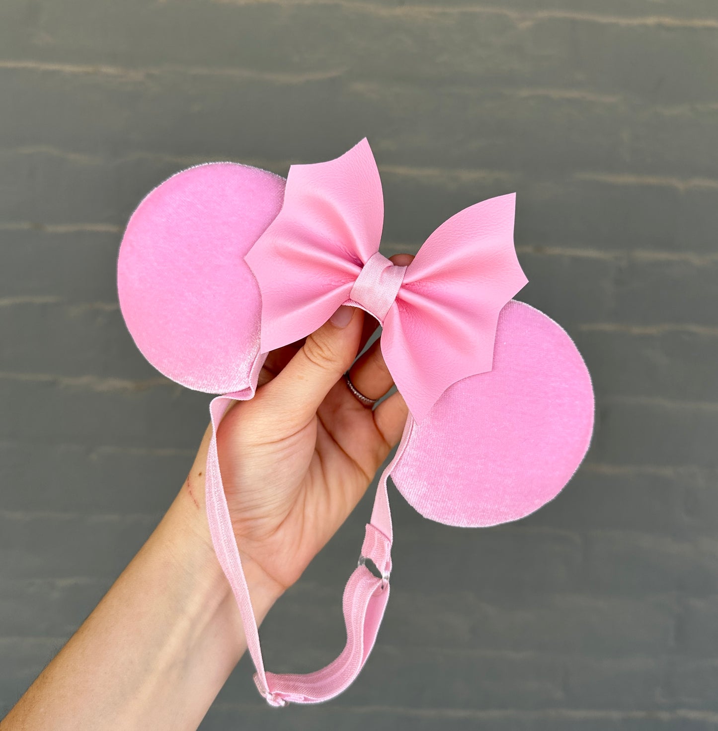 Baby/Child Pink Velvet Spooks Mouse Ears!