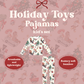 (PRE-ORDER) Kids Holiday Toys Pajama Set