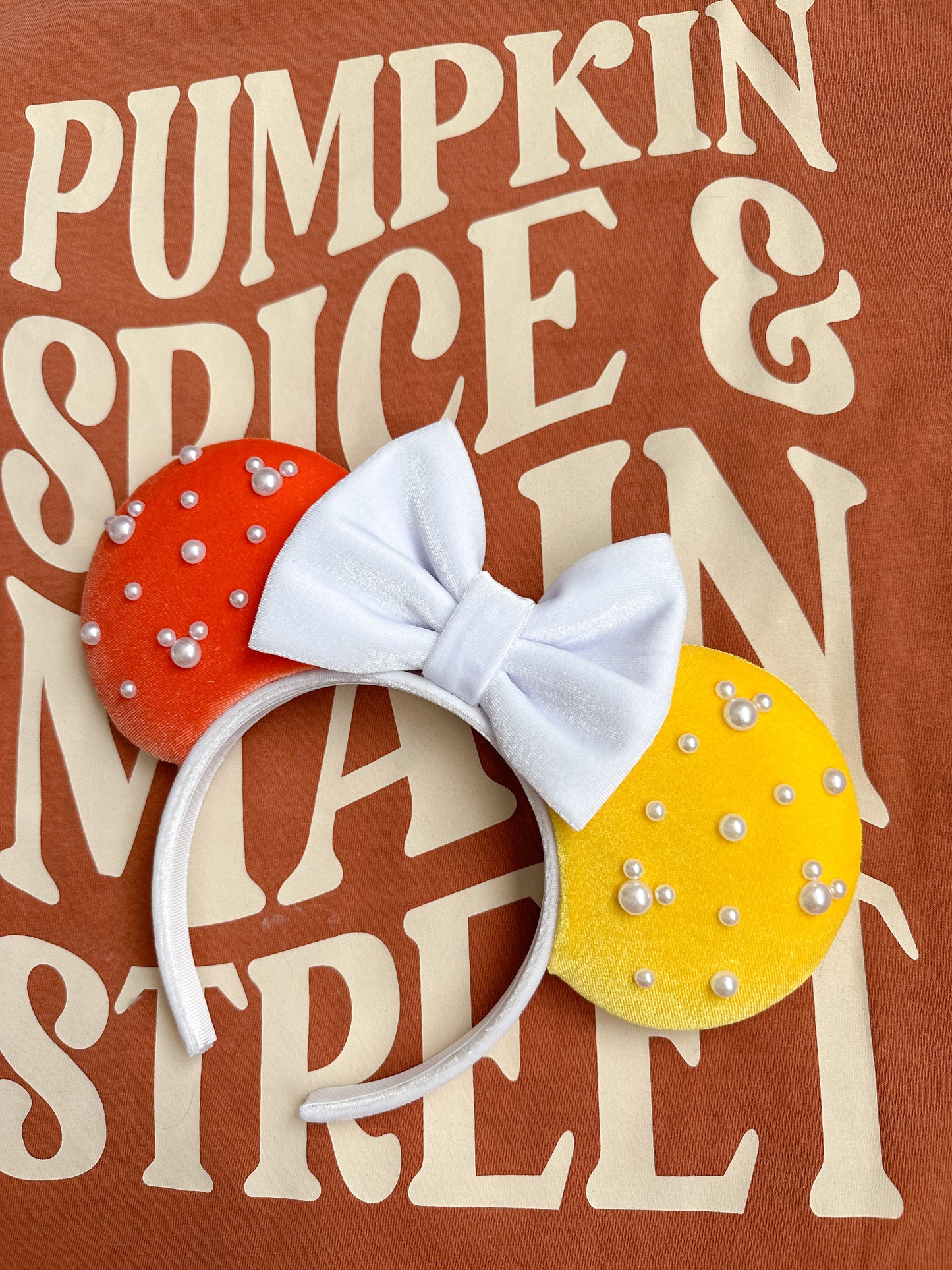 Candy Corn Pearl Mouse Ears!