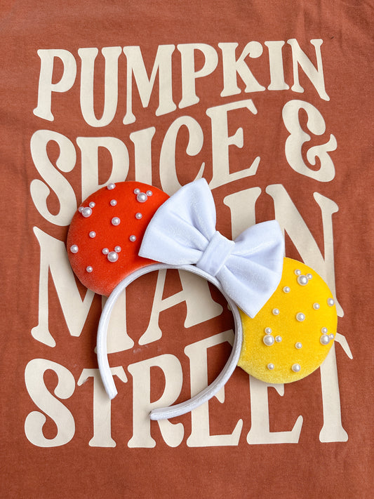 Candy Corn Pearl Mouse Ears!