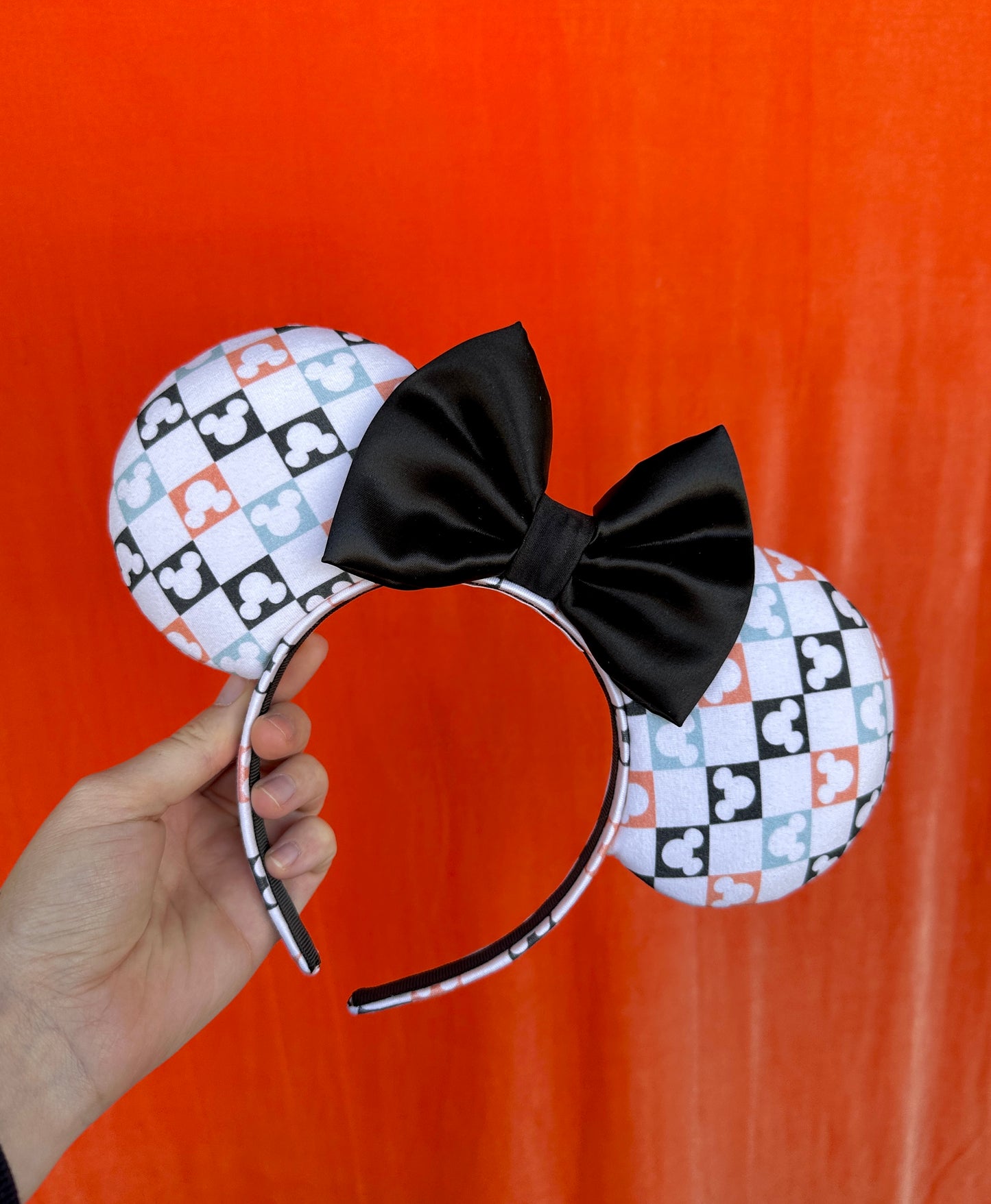 Checkered Spooks Mouse Ears!