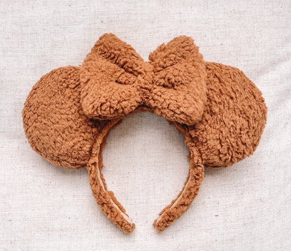 Caramel Sherpa Mouse Ears!
