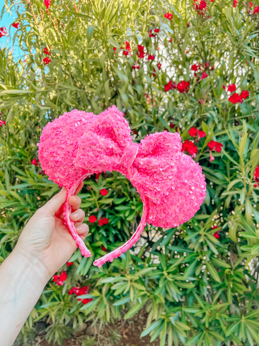 Strawberry Shortcake Sequin Mouse Ears!