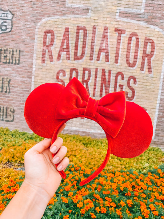 Red Velvet Mouse Ears!