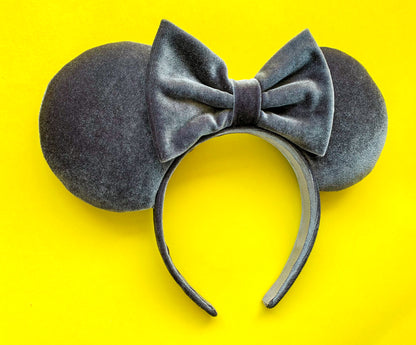 Grey Velvet Mouse Ears!