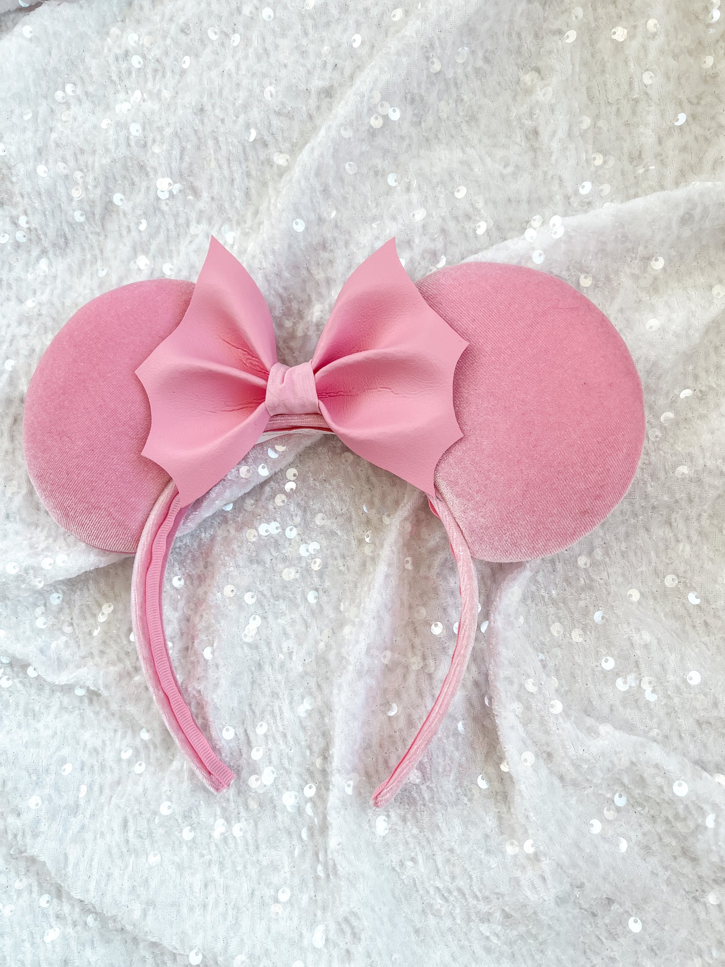 Pink Velvet Spooks Mouse Ears!