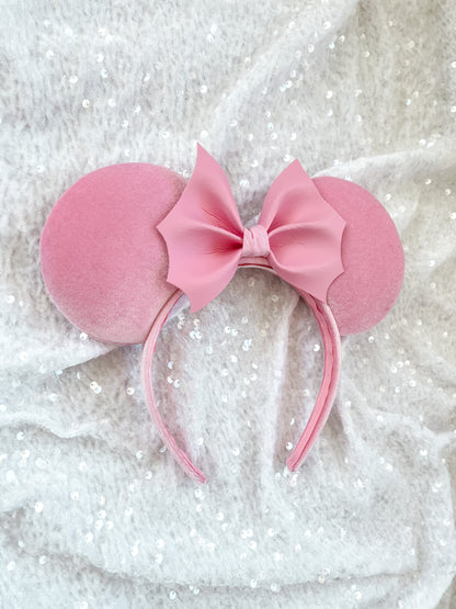 Pink Velvet Spooks Mouse Ears!