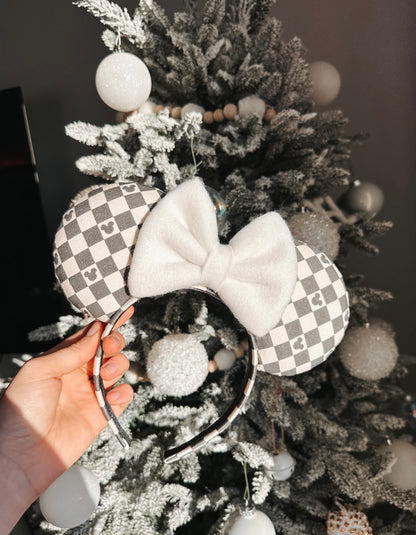 Checkered Mick Mouse Ears!