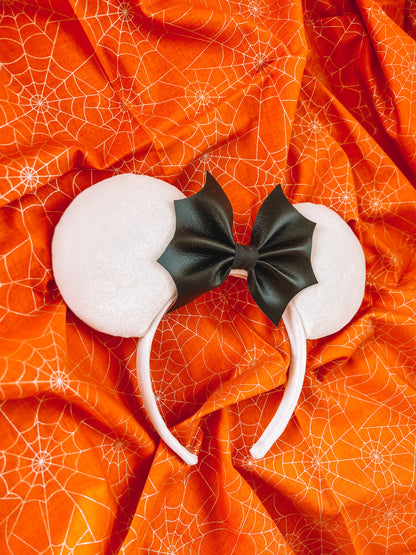 White Velvet Spooks Mouse Ears!