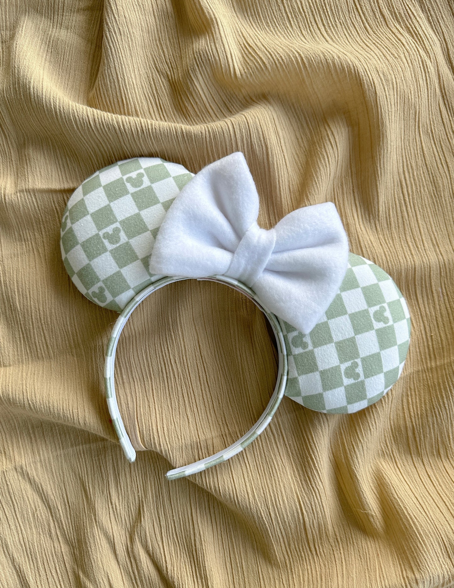 Checkered Mick Mouse Ears!