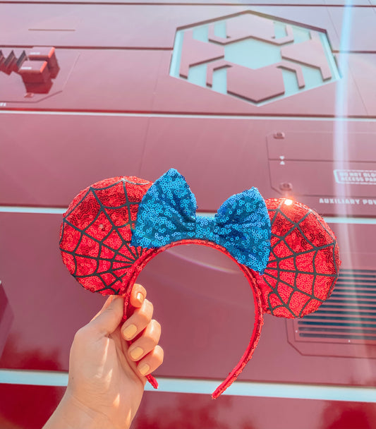 Spider Man Inspired Mouse Ears