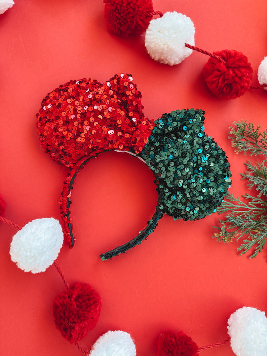 Make it Merry Sequin Mouse Ears!